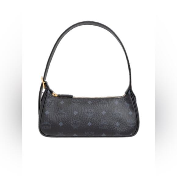 MCM Aren Small Visetos Zip Shoulder Bag - Picture 1 of 7